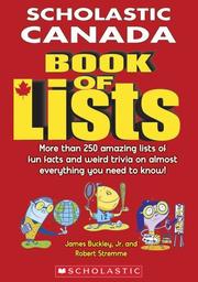 Cover of: Scholastic Canada Book of Lists