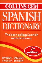 Cover of: Collins Gem Spanish Dictionary Spanish, English English, Spanish by Harper Collins Publishers, Harper Reference