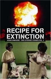 Cover of: Recipe for extinction