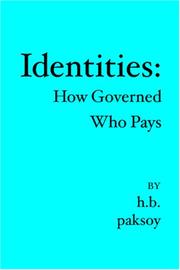 IDENTITIES by H.B. Paksoy