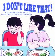 Cover of: I Don't Like That