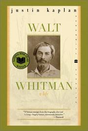 Cover of: Walt Whitman