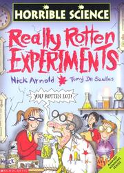 Cover of: Really Rotten Experiments (Horrible Science)