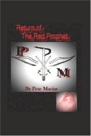 Cover of: Return of The Red Prophet