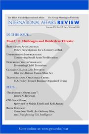 Cover of: International Affairs Review: Vol. 15,  No. 2