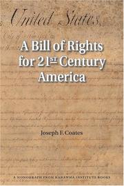Cover of: A Bill of Rights for 21st Century America