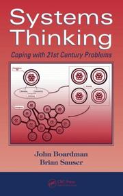 Cover of: Systems Thinking by John Boardman, Brian Sauser