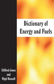 Cover of: Dictionary of Energy and Fuels by 