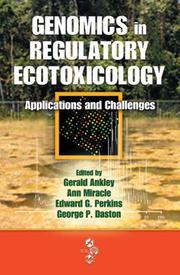 Cover of: Genomics in Regulatory Ecotoxicology | 