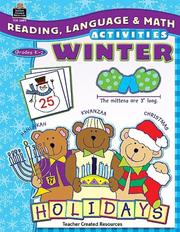 Cover of: Reading, Language & Math Activities: Winter