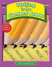 Cover of: Writing in the Content Areas, Grade 3 (Writing in the Content Areas) | GARTH SUNDEM