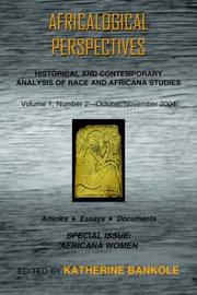 Cover of: Africalogical Perspectives: October/November 2004: Special Issue: Africana Women