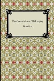 Cover of: The Consolation of Philosophy by Boethius