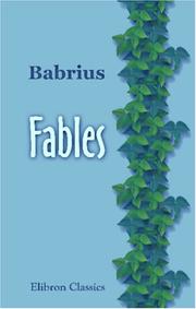 Cover of: Fables: Publié en série by Babrius.