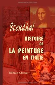 Cover of: Histoire de la peinture en Italie