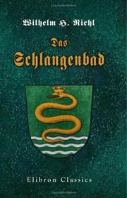 Cover of: Das Schlangenbad: Eine historisch-topographische Skizze