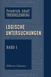 Cover of: Logische Untersuchungen: Band 1