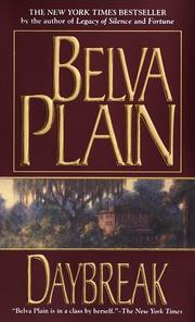 Cover of: Daybreak by Belva Plain