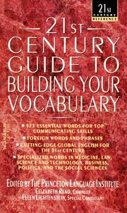 Cover of: 21st century guide to building your vocabulary