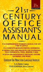 Cover of: 21ST Century Office Assistant by The Philip Lief Group