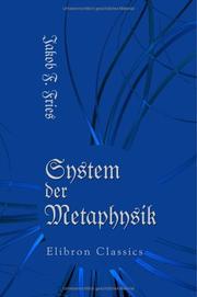 Cover of: System der Metaphysik: Ein Handbuch für Lehrer und zum Selbstgebrauch