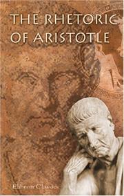 Cover of: The Rhetoric of Aristotle by Aristotle