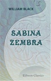 Cover of: Sabina Zembra