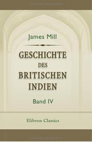 Cover of: Geschichte des britischen Indien: Band 4