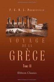 Cover of: Voyage de la Grèce: Tome 2