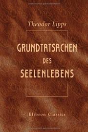 Cover of: Grundtatsachen des Seelenlebens