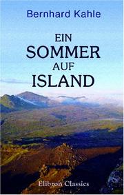 Cover of: Ein Sommer auf Island