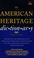 Cover of: American Heritage Dictionary