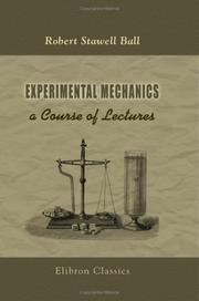 Cover of: Experimental Mechanics