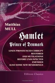 Cover of: Hamlet, Prince of Denmark by William Shakespeare