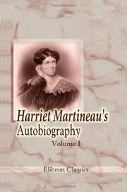 Cover of: Harriet Martineau's Autobiography by Harriet Martineau