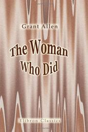 Cover of: The Women Who Did by Grant Allen