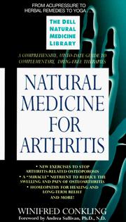 Cover of: Natural medicine for arthritis