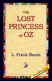 Cover of: The Lost Princess of Oz by L. Frank Baum