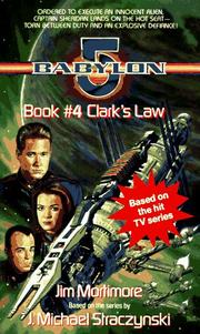 Cover of: Clark's Law (Babylon 5, Book 4)