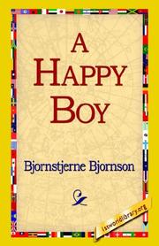 Cover of: A Happy Boy by Bjørnstjerne Bjørnson, Bjørnstjerne Bjørnson