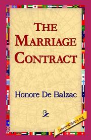 Cover of: The Marriage Contract | HonorГ© de Balzac