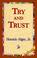 Cover of: Try and Trust