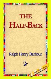 Cover of: The Half-Back by Ralph Henry Barbour