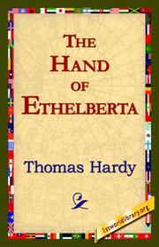 Cover of: The Hand of Ethelberta by Thomas Hardy