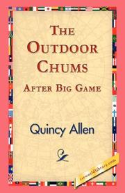 Cover of: The Outdoor Chums After Big Game