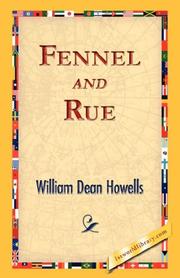 Cover of: Fennel and Rue by William Dean Howells, William Dean Howells