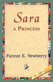 Cover of: Sara, a Princess | Fannie E. Newberry