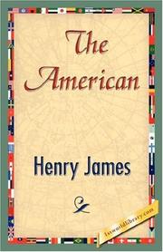 Cover of: The American by Henry James