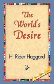Cover of: The World's Desire by H. Rider Haggard
