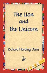 Cover of: The Lion and the Unicorn by Richard Harding Davis